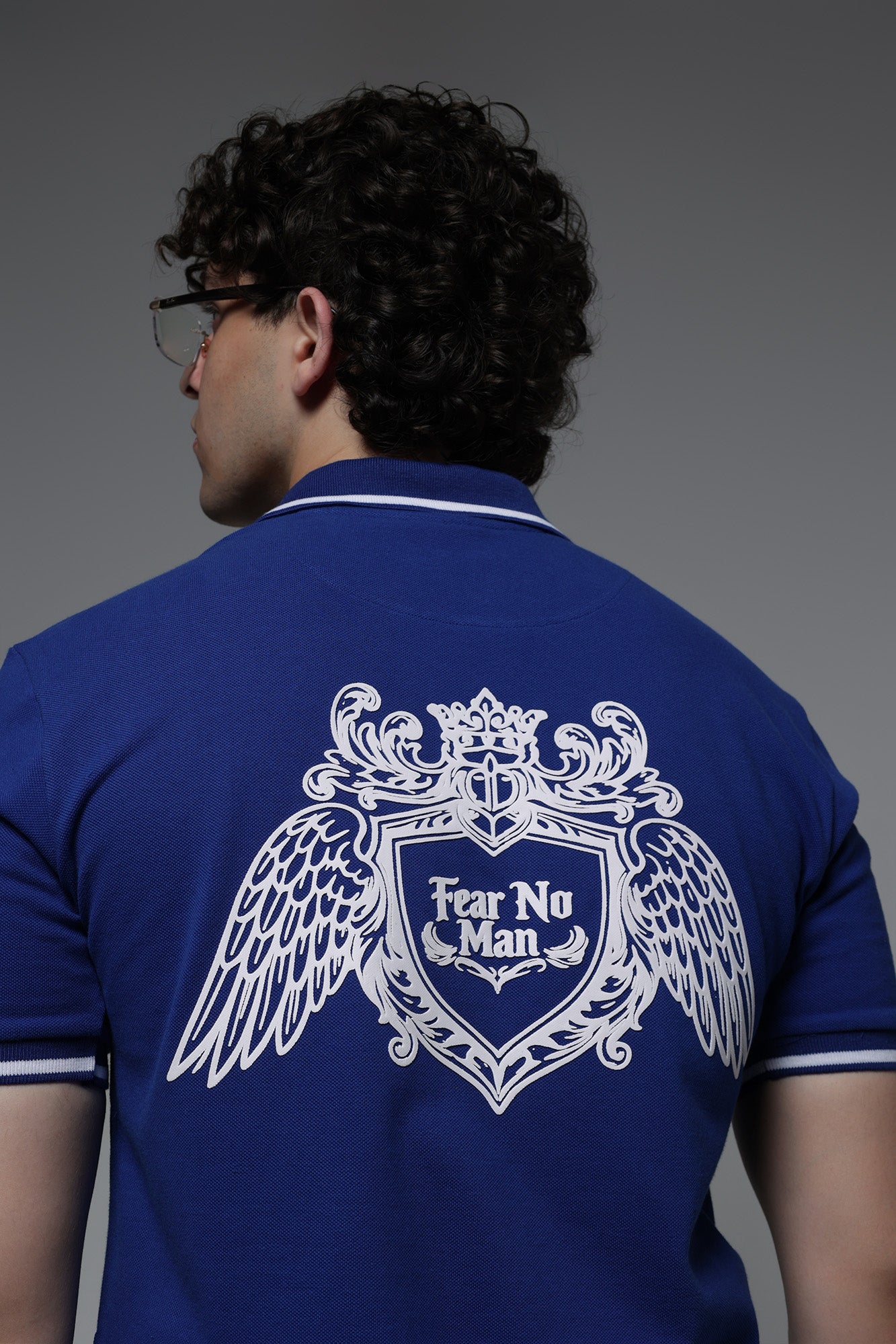 CREST POLO - BLUE