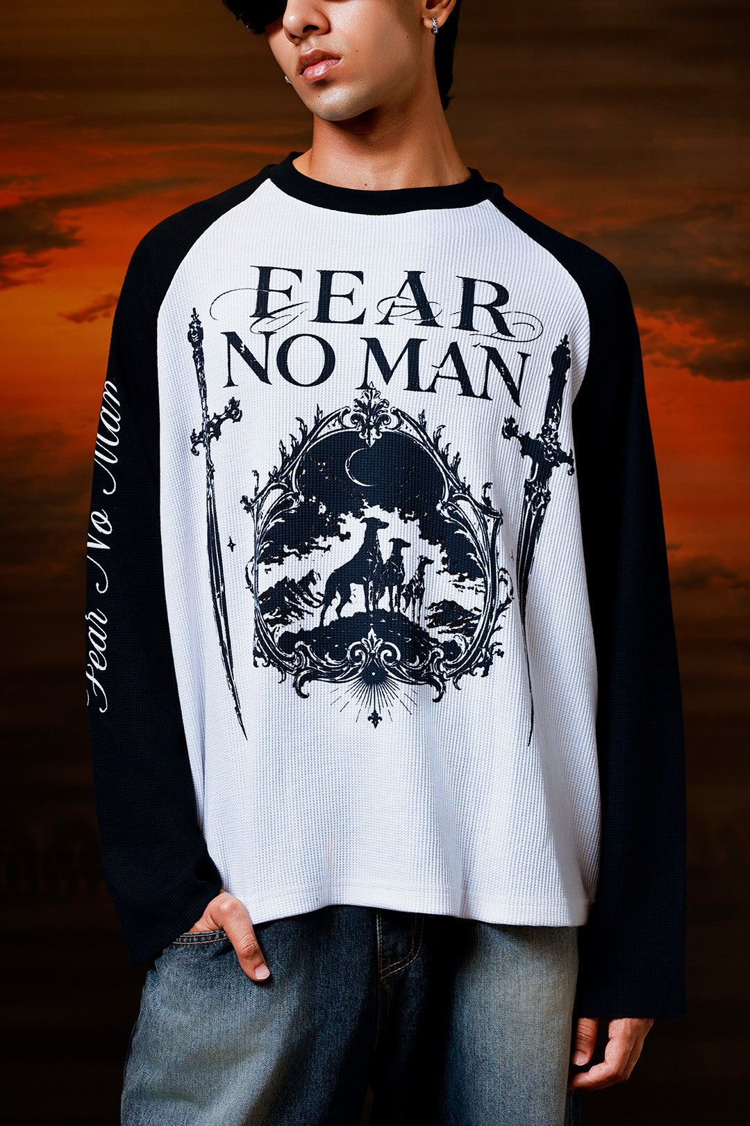 Twilight Raglan Waffle Tee