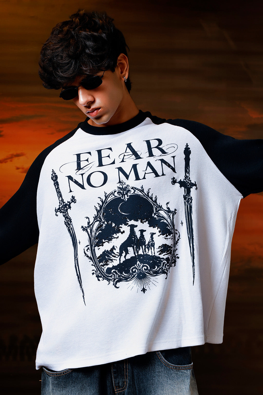 Twilight Raglan Waffle Tee