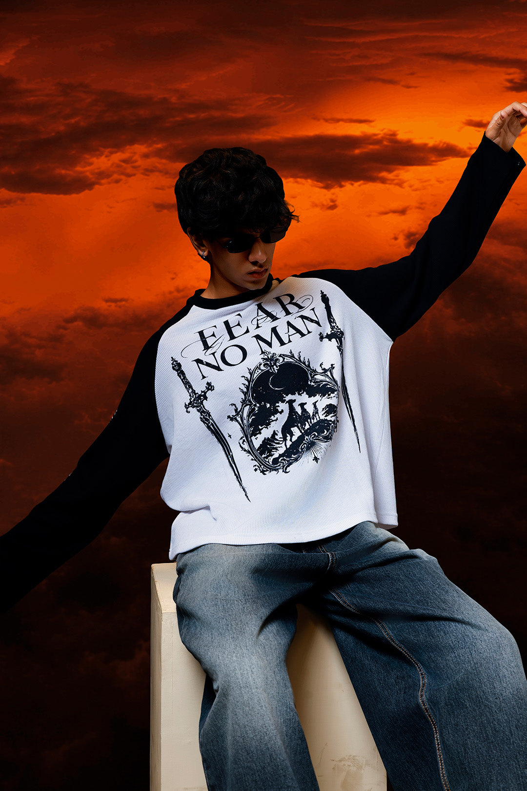 Twilight Raglan Waffle Tee