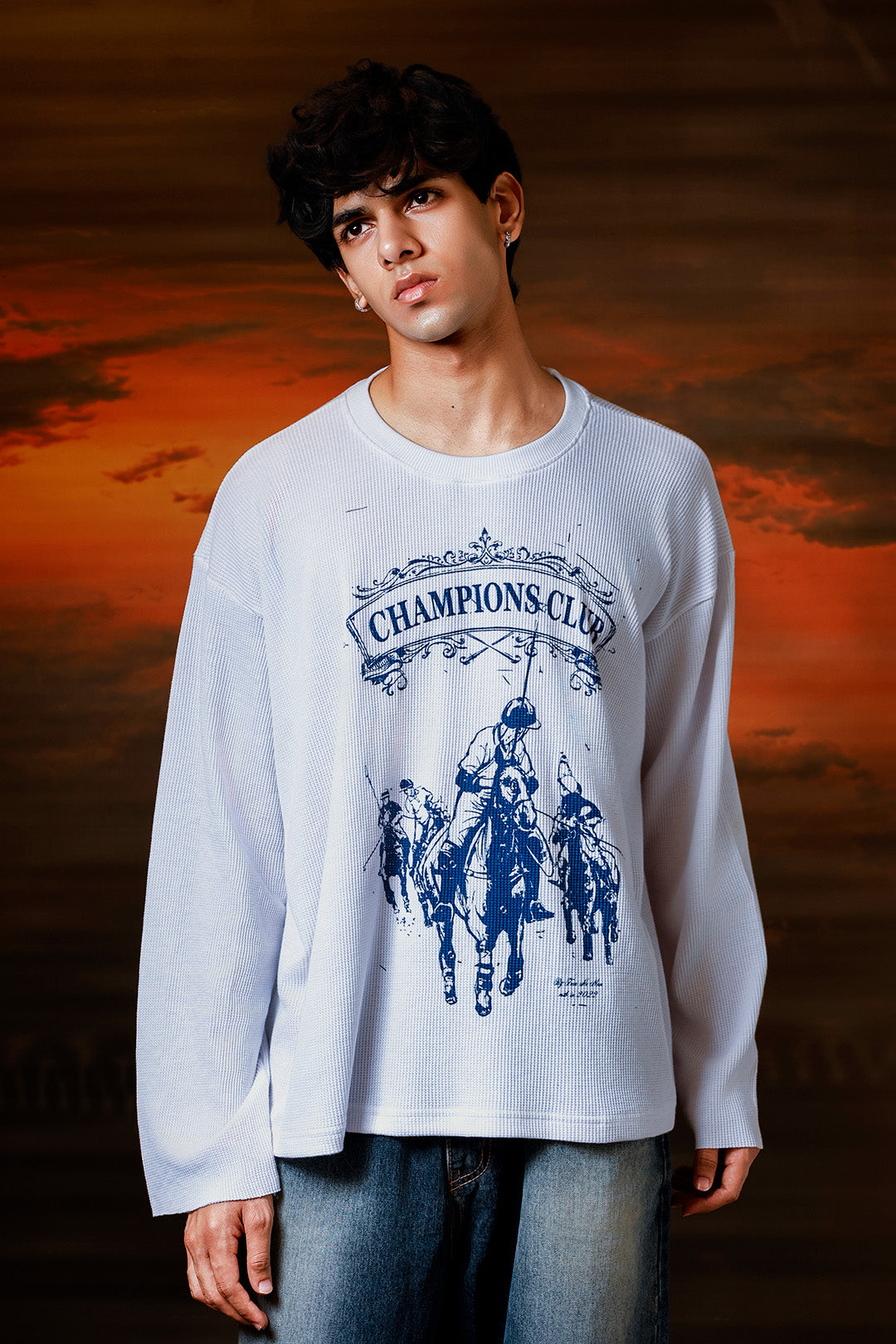 Champions Club waffle tee
