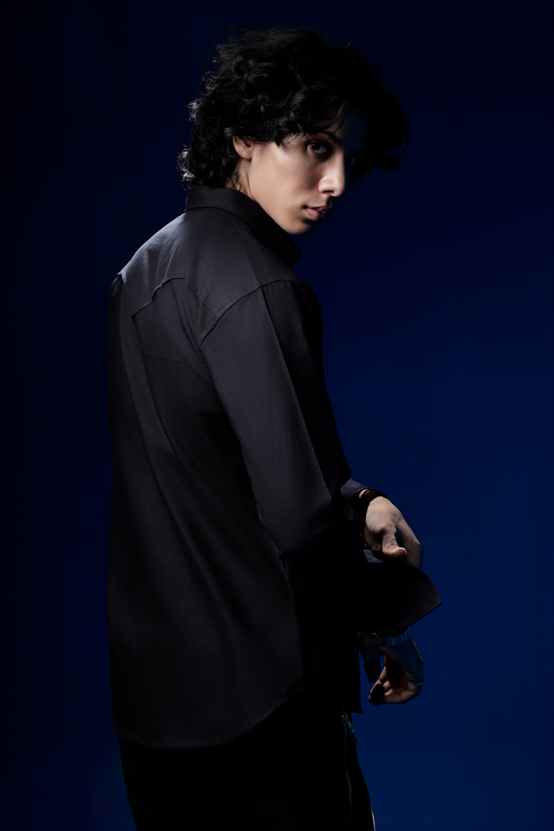 Alpha -  Black Regular-fit Shirt