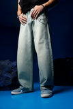 Vintage Wash Barrel Denim