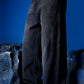 Washed Black Barrel Denim