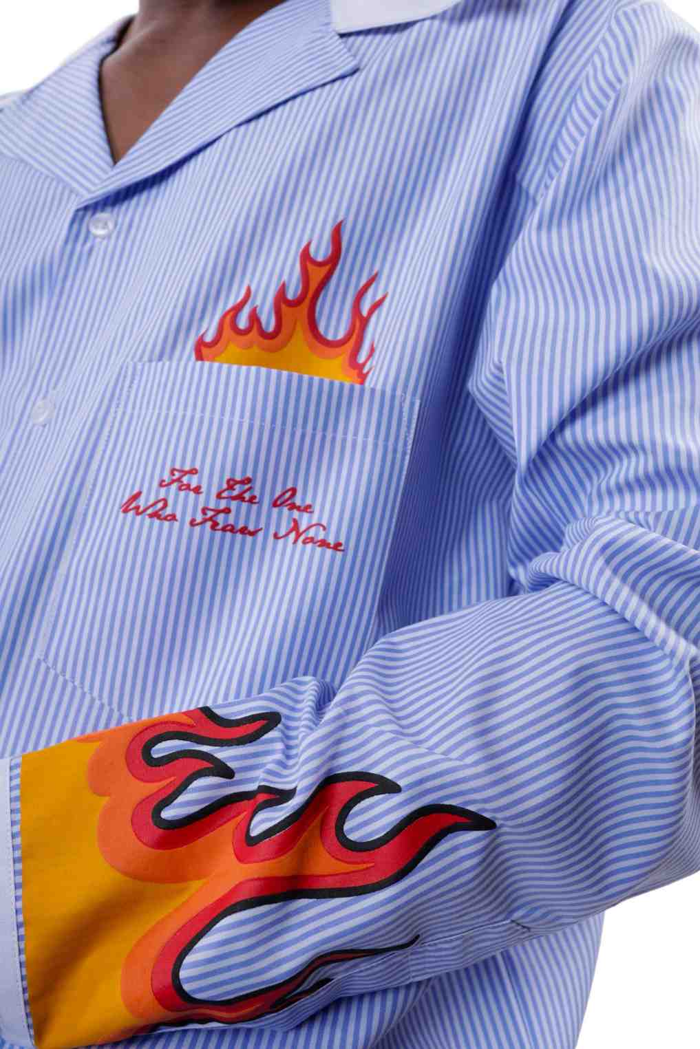 Tapasya Flame Stripe Shirt