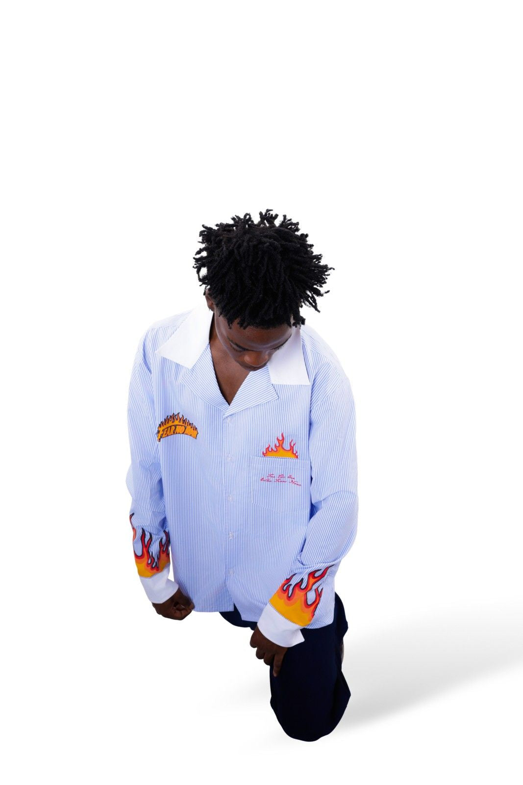 Tapasya Flame Stripe Shirt