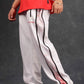 White Horizon Track Pants