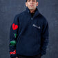 Navy Sherpa Pullover