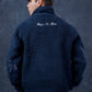 Navy Sherpa Pullover