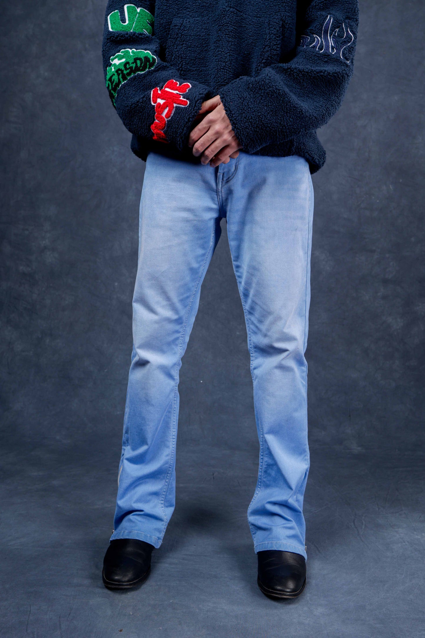 Sky Blue Bootcut Denim