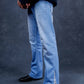 Sky Blue Bootcut Denim