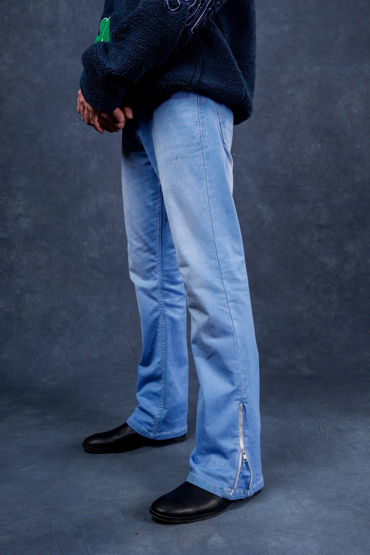 Sky Blue Bootcut Denim