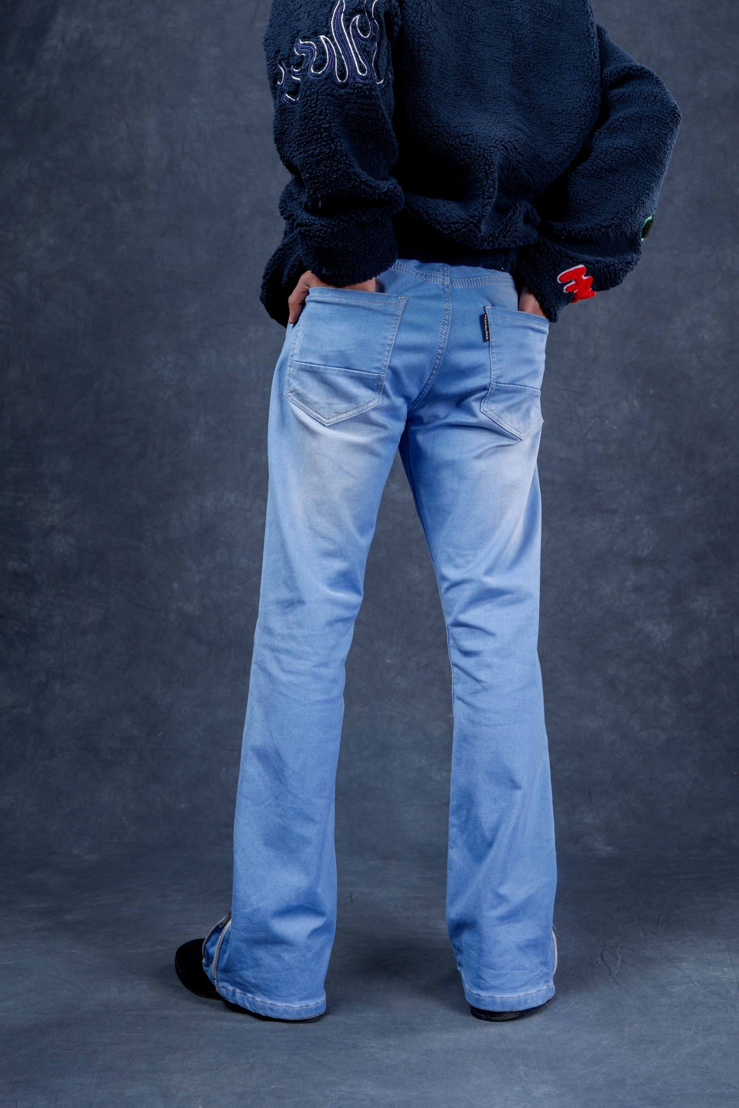 Sky Blue Bootcut Denim