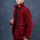 Crimson Sherpa Shacket