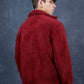 Crimson Sherpa Shacket