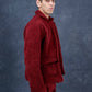 Crimson Sherpa Shacket