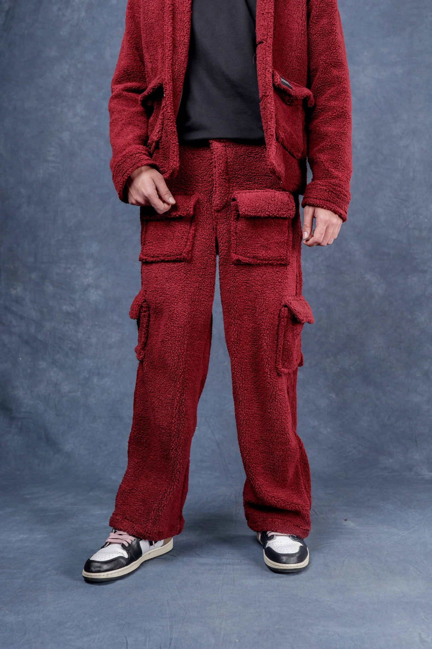 Crimson Sherpa Utility Pants