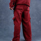 Crimson Sherpa Utility Pants