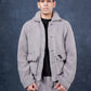 Grey Sherpa Shacket