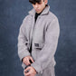 Grey Sherpa Shacket